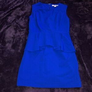 Forever 21 Blue Peplum Mini Dress